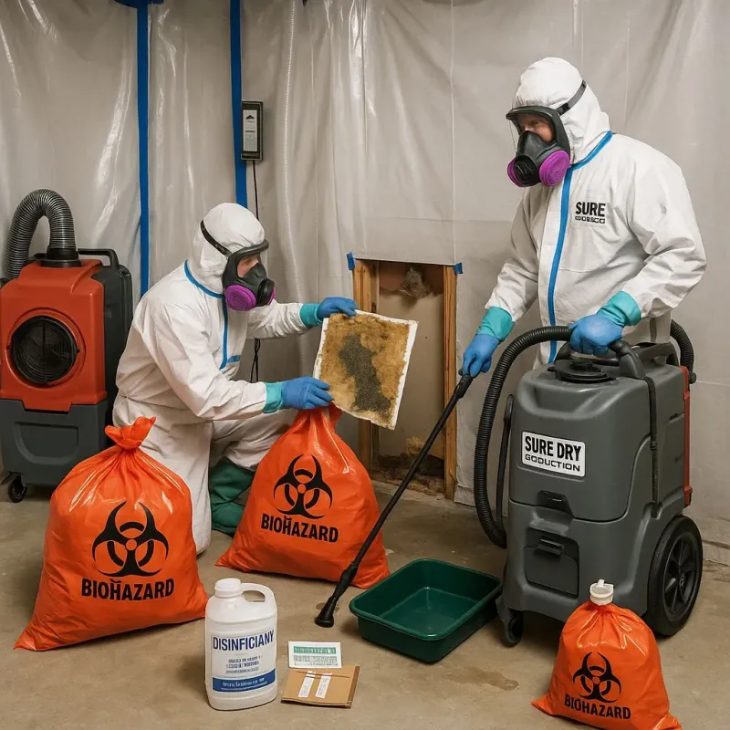 Contaminated Water Handling Protocols process in Jackson County, WI